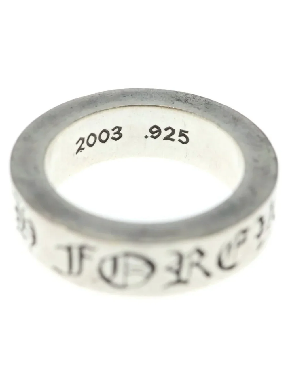 Chrome Hearts Spacer Forever Ring Silver